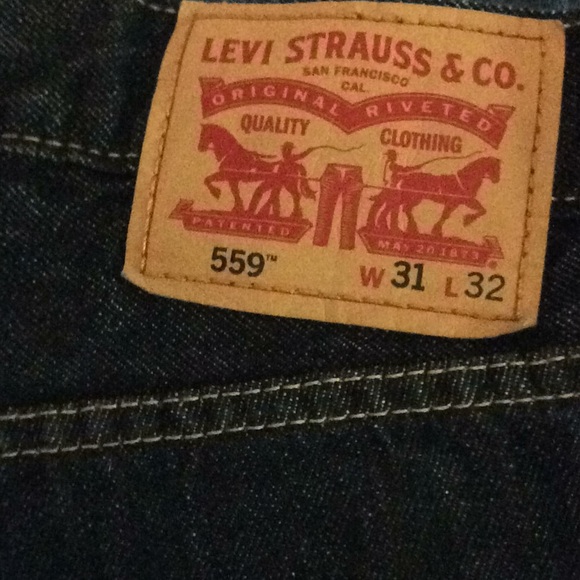 Levi’s 559 Mens NWOT Straight Jeans Sz 31X32 - Picture 5 of 7
